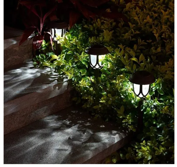 1 pc Solar Powered Modern Pathway LED Lights