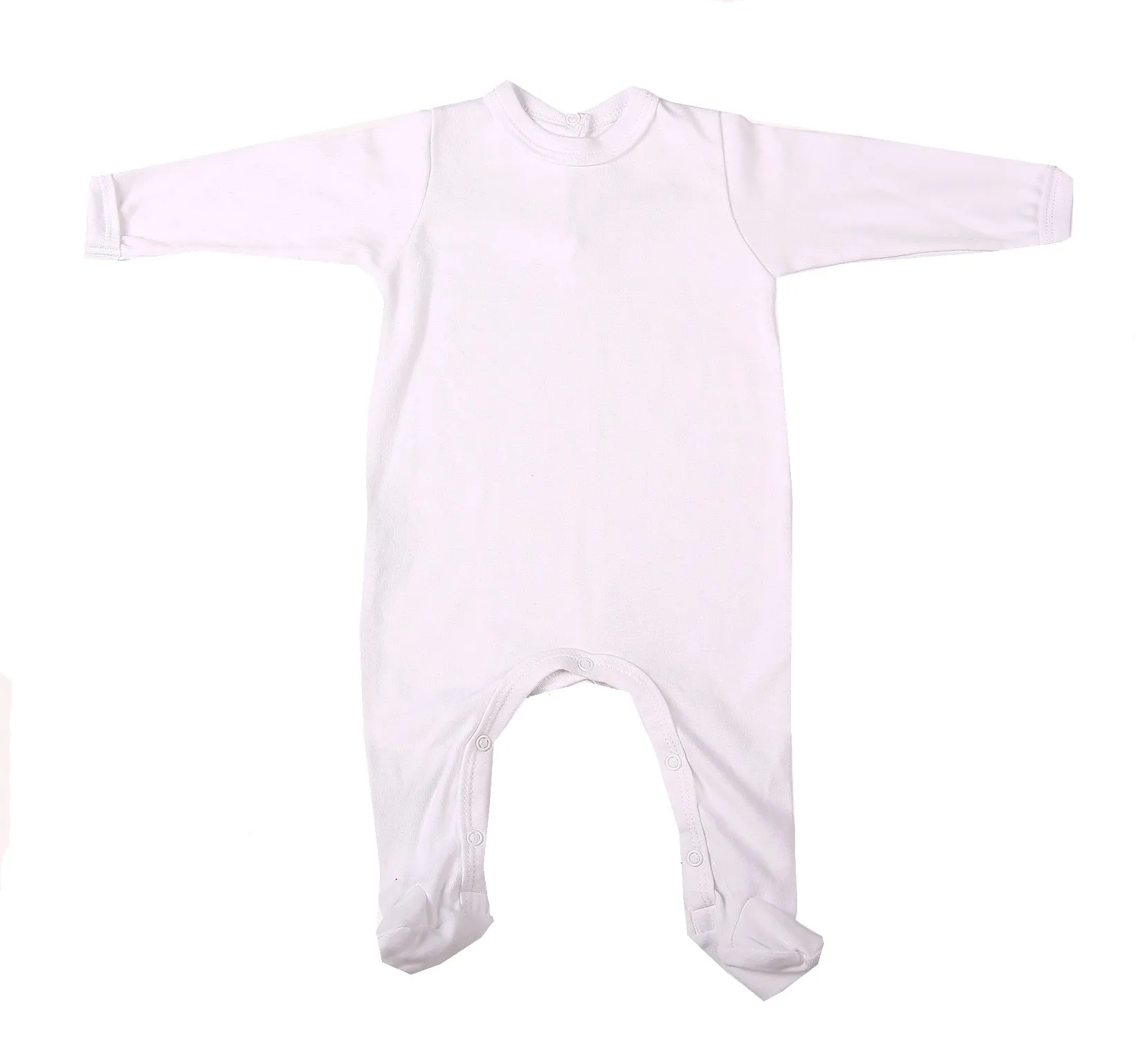 100% Cotton Infant back neck opening Babygro