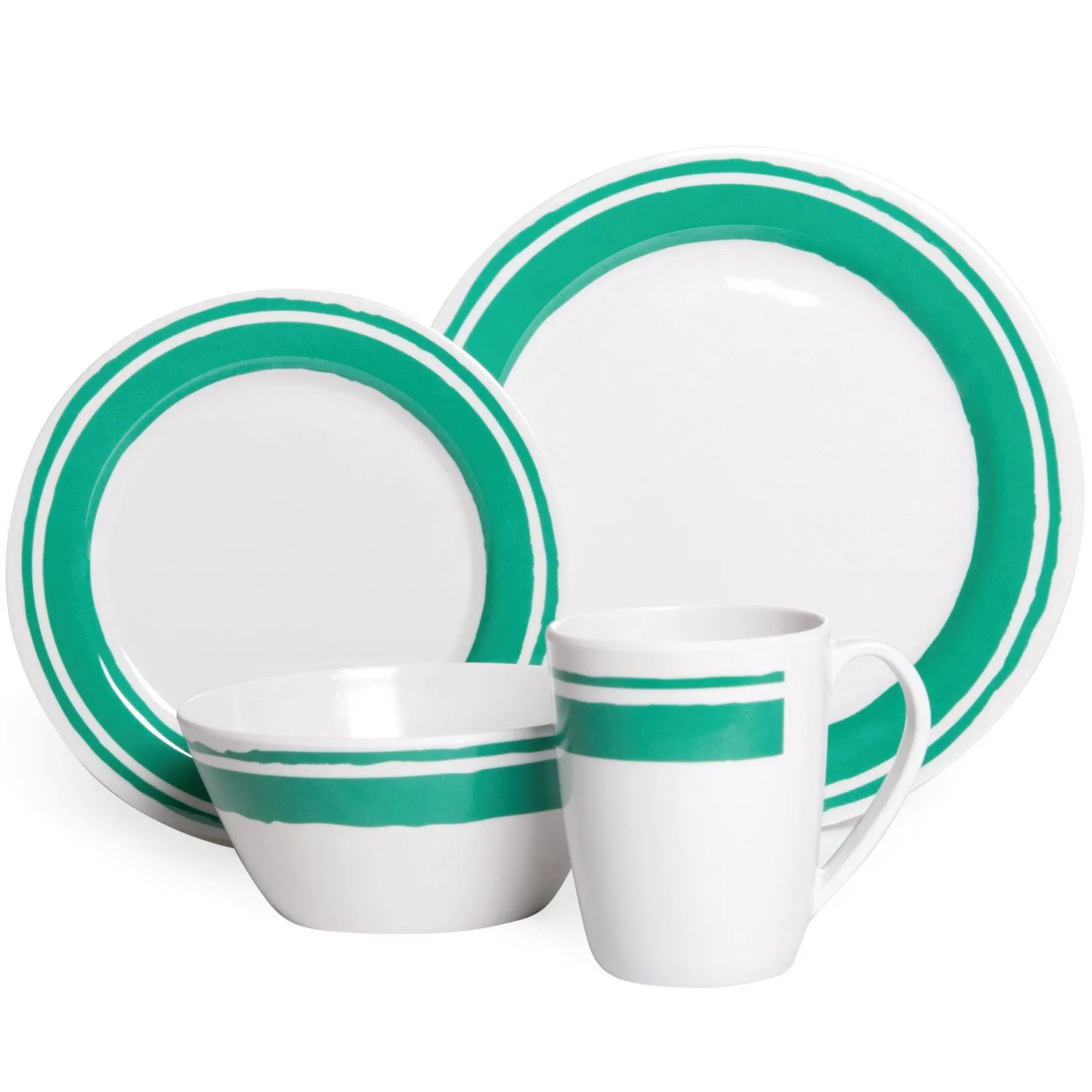 16 Piece Melamine Tableware Set