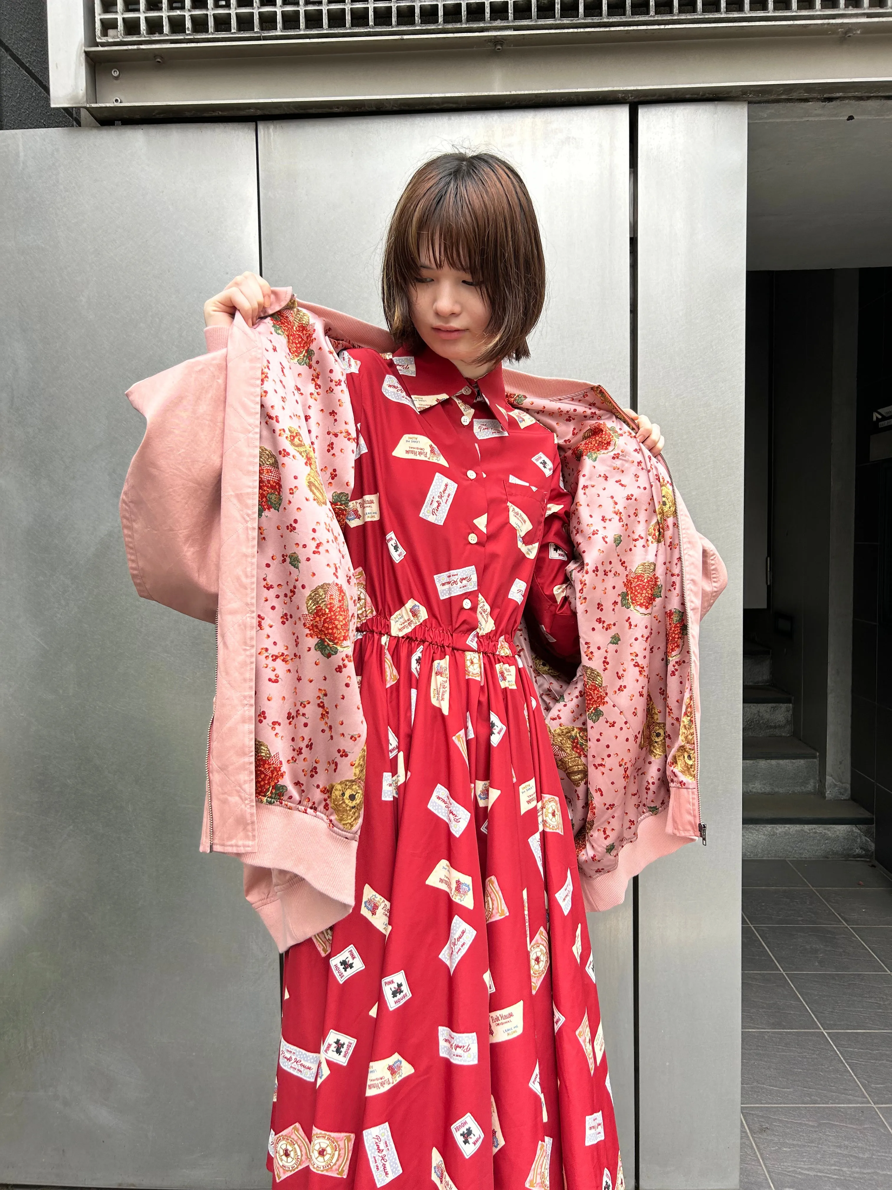 4XL MA-1 / Pink / MIKIOSAKABE × PINK HOUSE