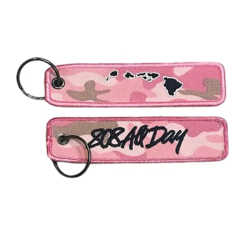 808ALLDAY Pink Camo Islands Flight Tag