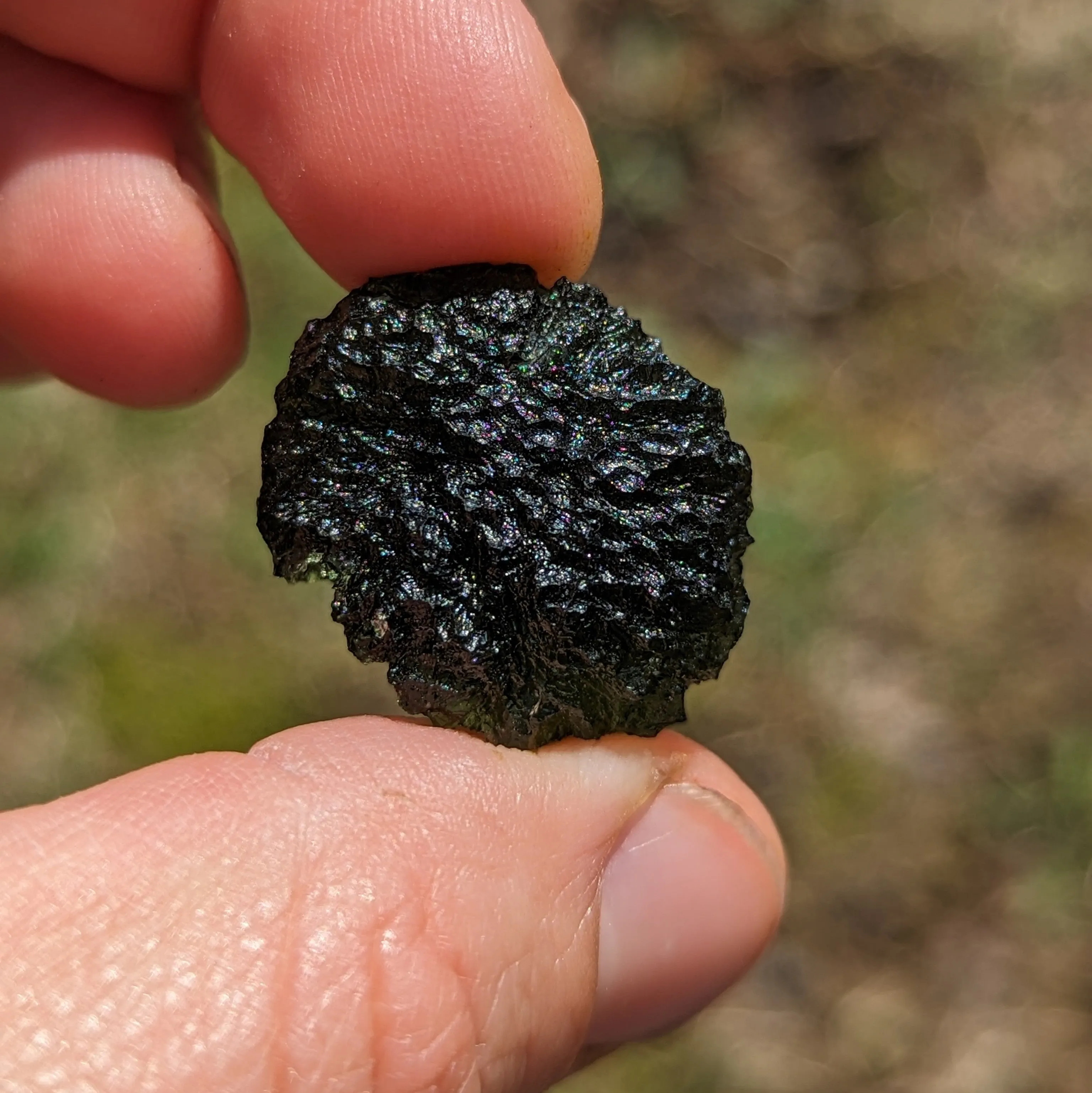 AAA Grade! Genuine Moldavite ~Cosmic Moldavite Tektite Crystal~ Natural Moldavite