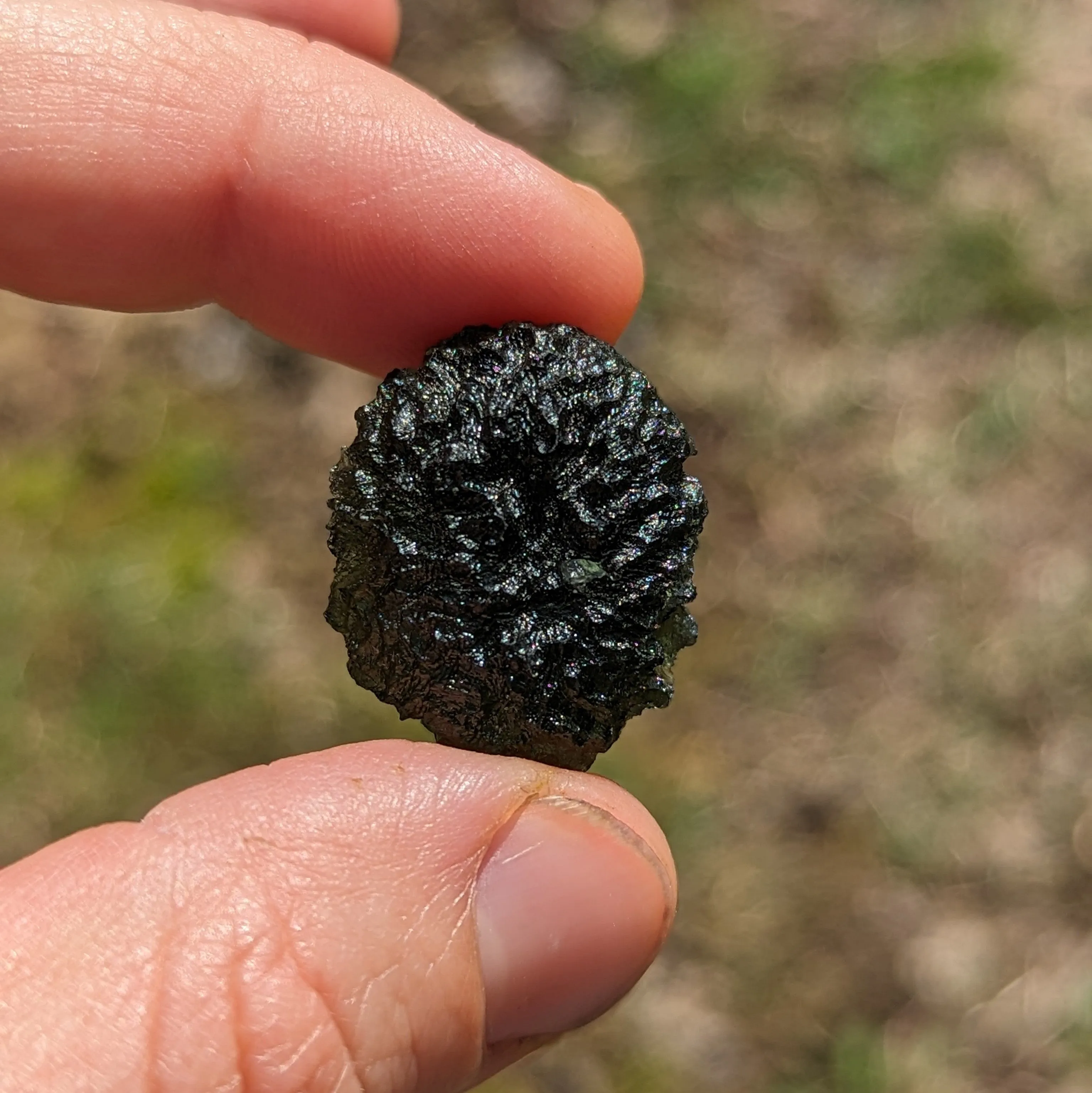 AAA Grade! Genuine Moldavite ~Cosmic Moldavite Tektite Crystal~ Natural Moldavite