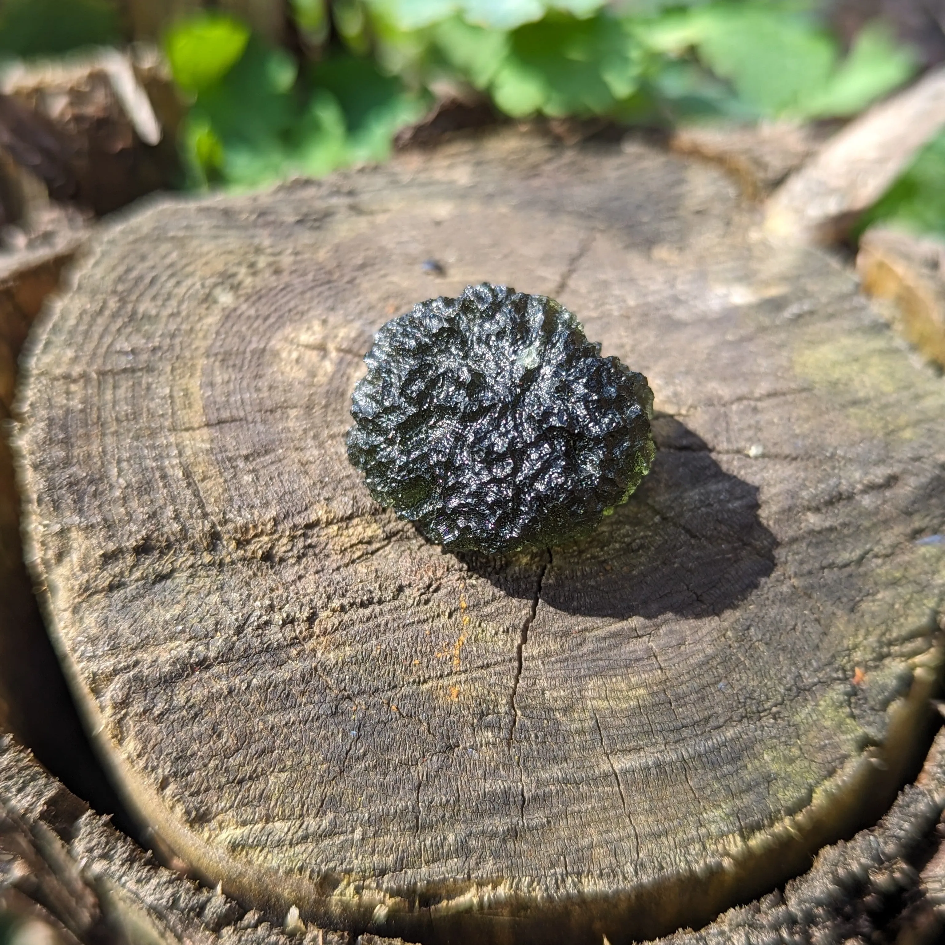 AAA Grade! Genuine Moldavite ~Cosmic Moldavite Tektite Crystal~ Natural Moldavite