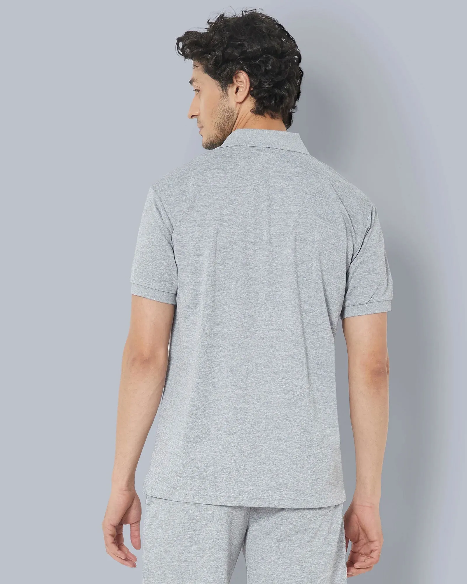 Active Polo : Steel Grey Melange