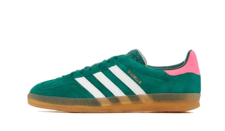 Adidas Gazelle Indoor Collegiate Green Lucid Pink