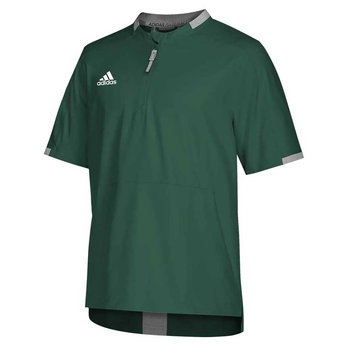 adidas Men's Dark Green/Core Heather Fielder's Choice 2.0 Cage Jacket