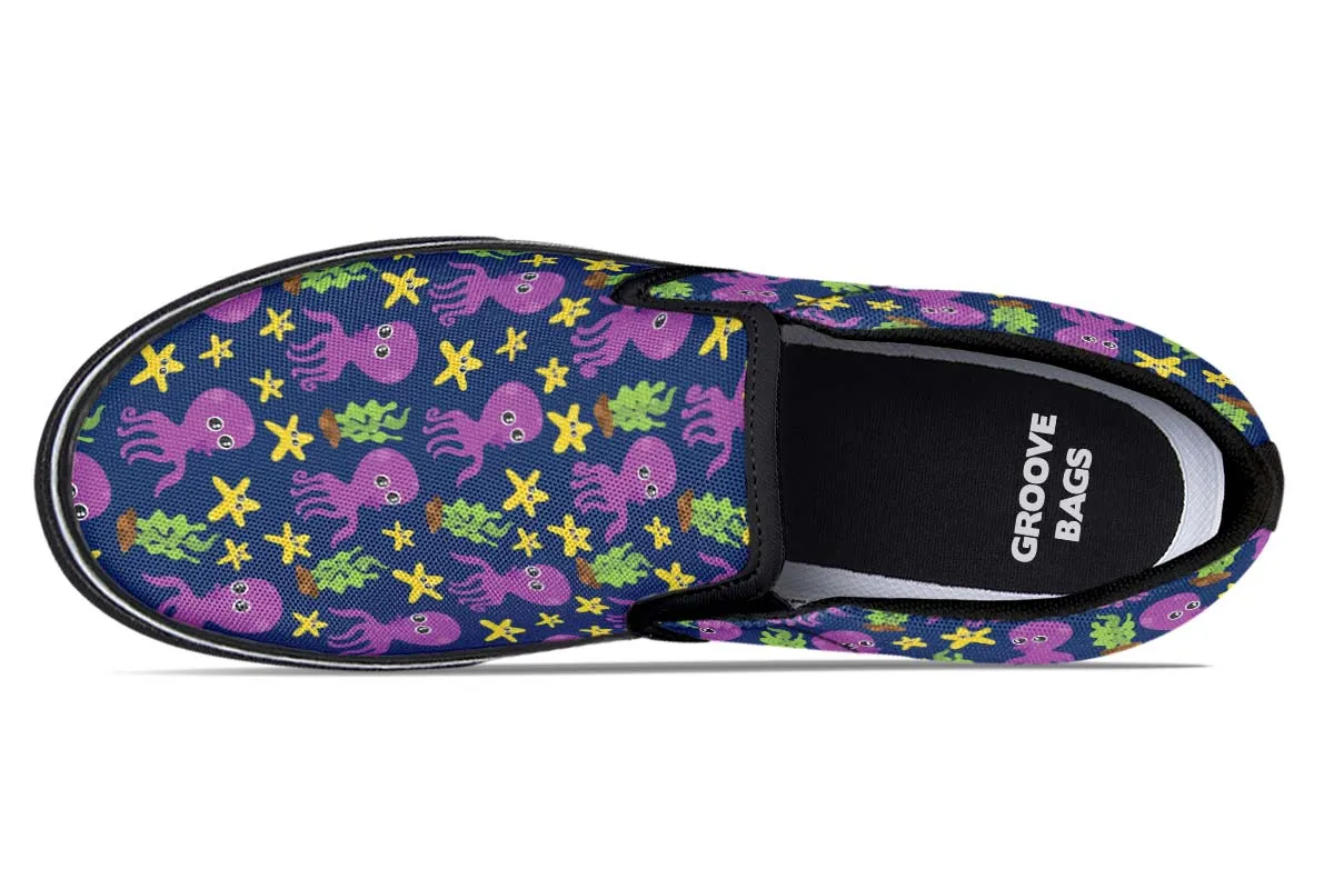 Adorable Octopus Pattern Slip-On Shoes