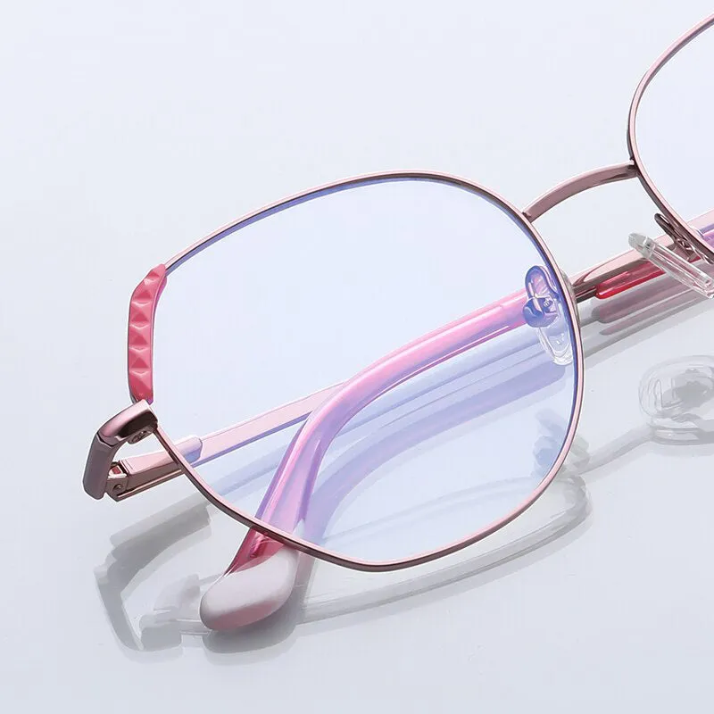 Anti-blue Light Reading Glasses Women Geometry Eyeglasses Frames for Women Blue Light Blocking Glasses Optical Eyewear