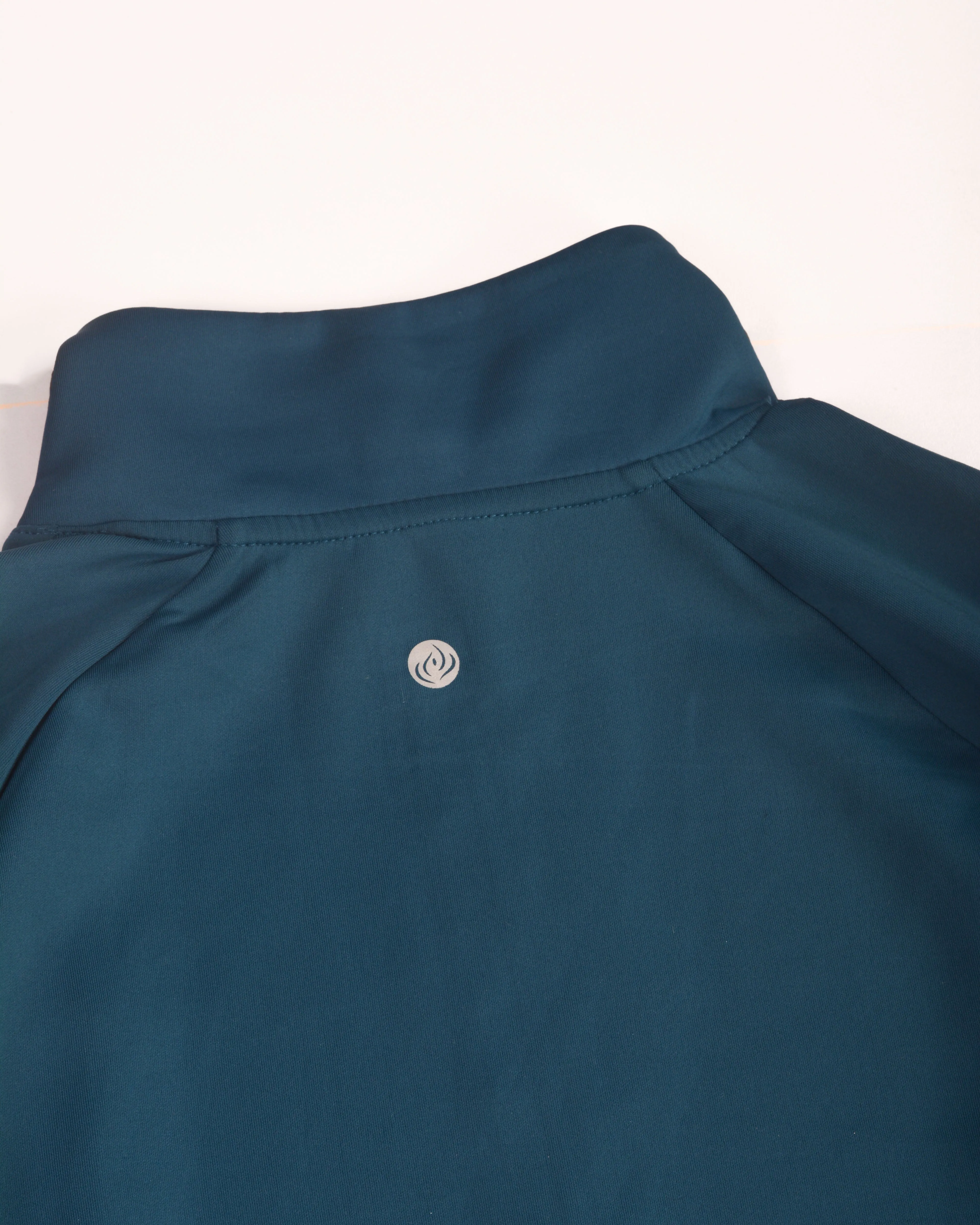 APANA Full Zip Compression Yoga Jacket Teal