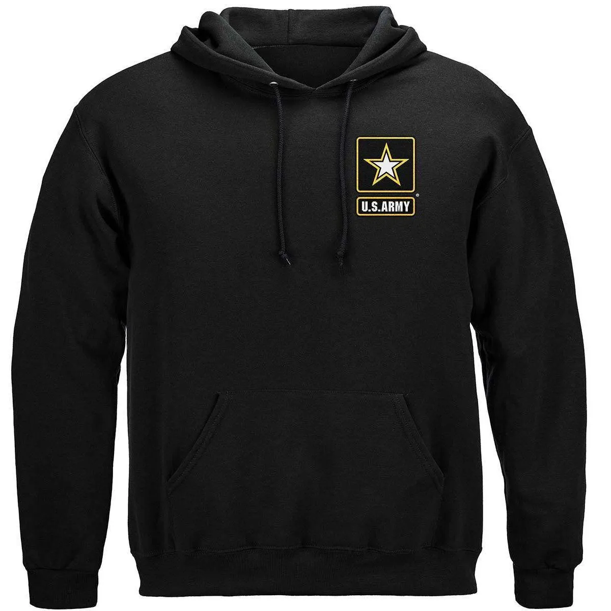 Army Strong Helicopter Soldier Black Long Sleeve