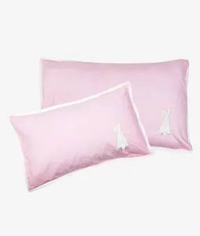 Baby Pillow Covers - Pink Rabbit Theme