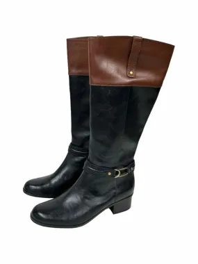 BANDOLINO BLK/BRN Women Size 9.5 Boots