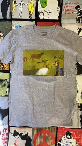 Banksy T-shirt -  Cave Painting