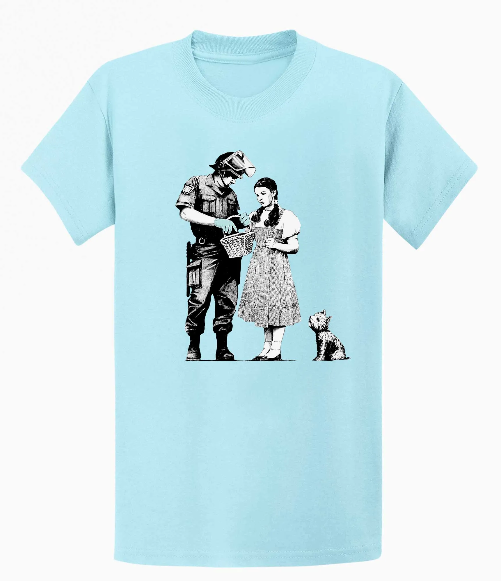 Banksy T-shirt - Dorothy and Policeman