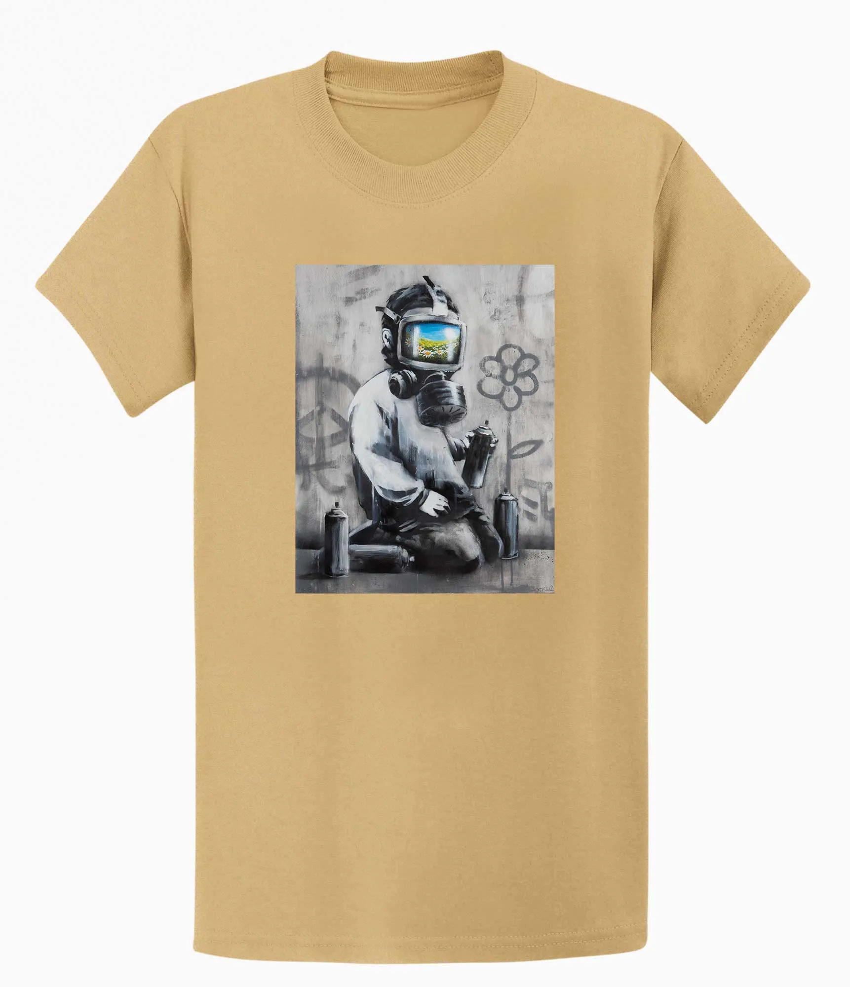 Banksy T-shirt - Gasmask