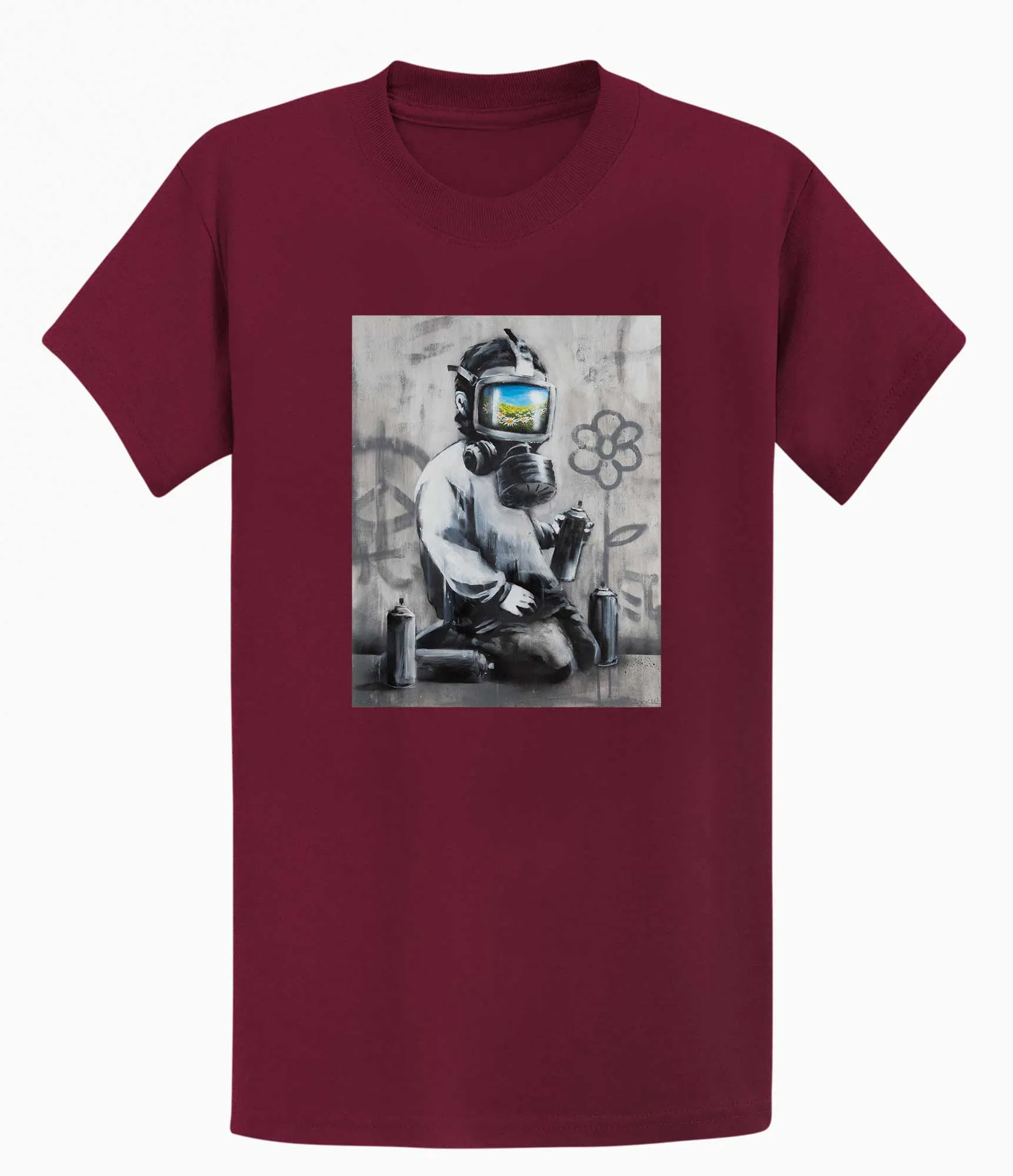 Banksy T-shirt - Gasmask