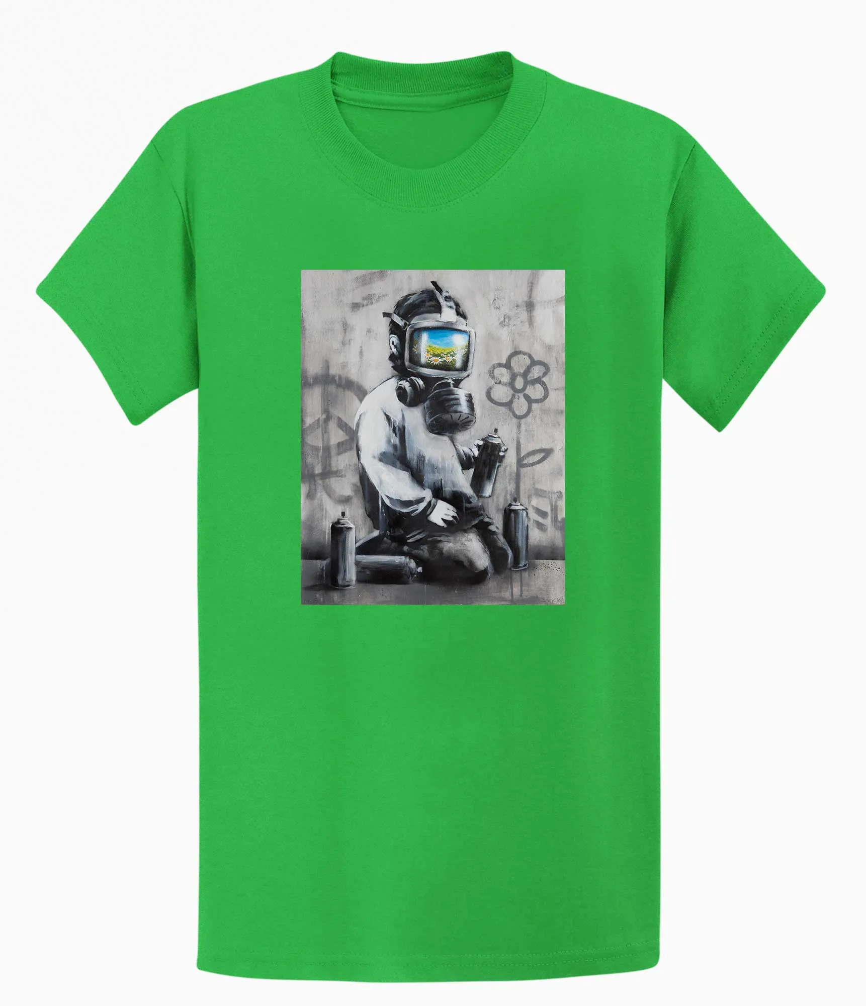 Banksy T-shirt - Gasmask