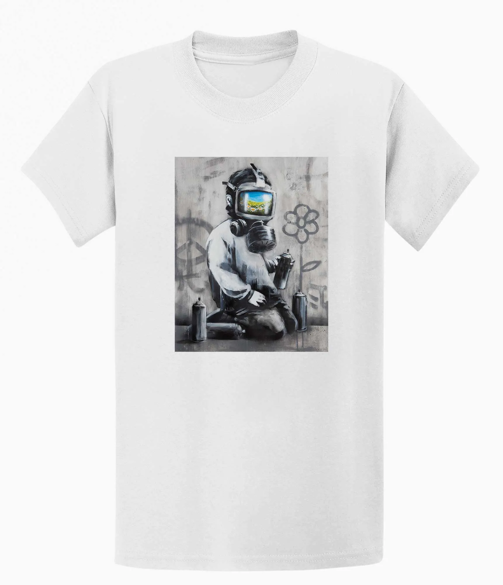 Banksy T-shirt - Gasmask