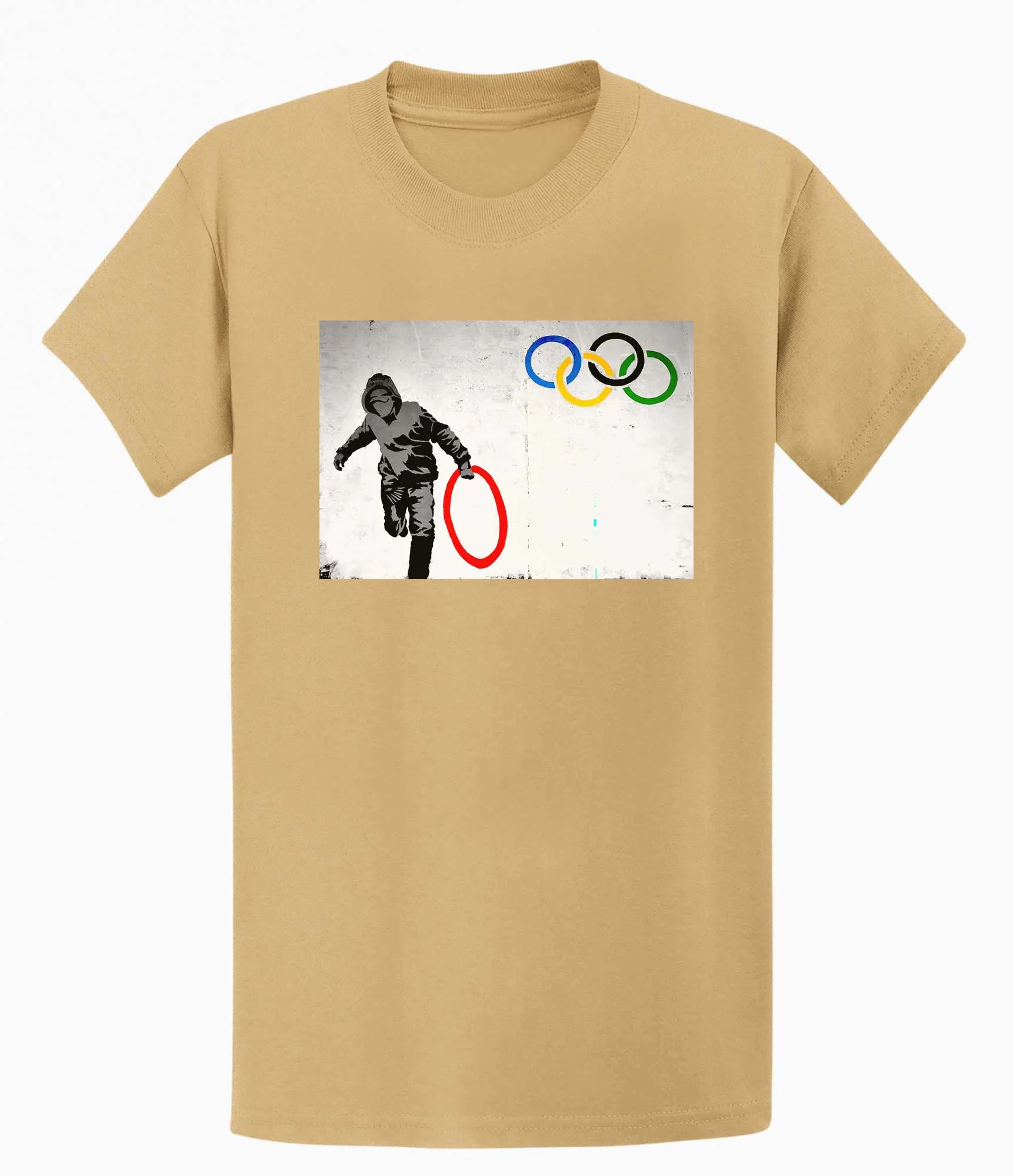 Banksy Unisex T-shirt  - Olympic Theft