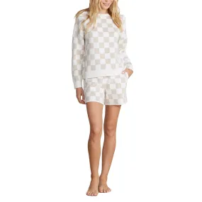 BAREFOOT DREAMS | CozyChic Cotton Checkered Short