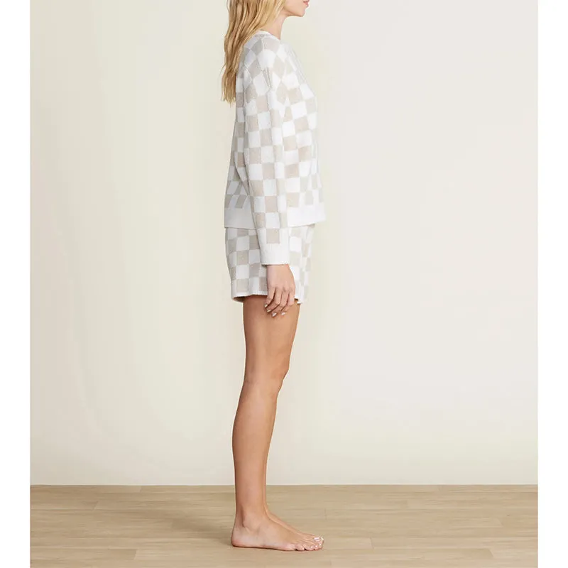 BAREFOOT DREAMS | CozyChic Cotton Checkered Short