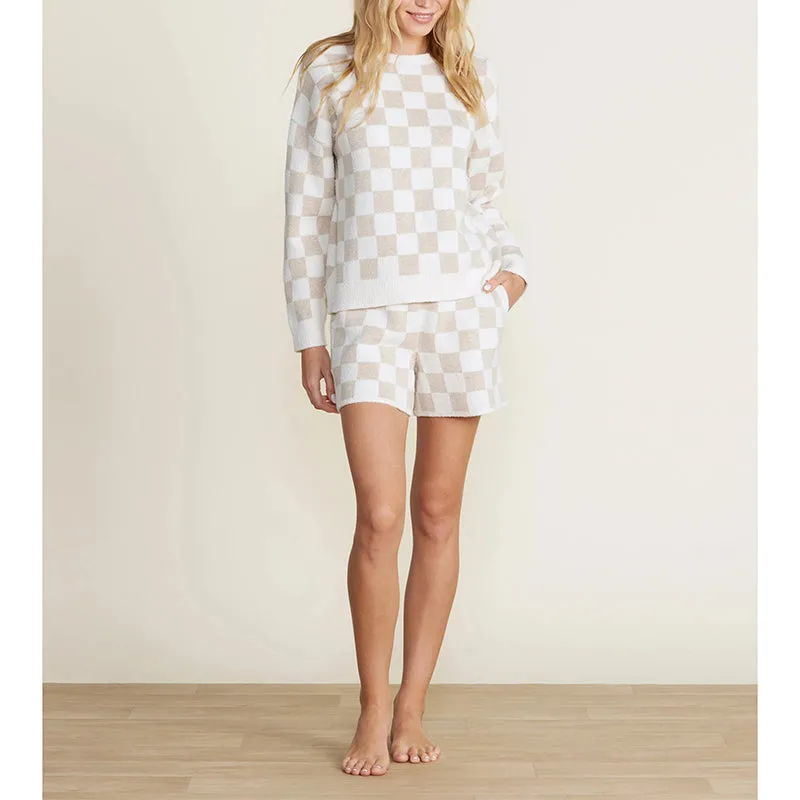 BAREFOOT DREAMS | CozyChic Cotton Checkered Short