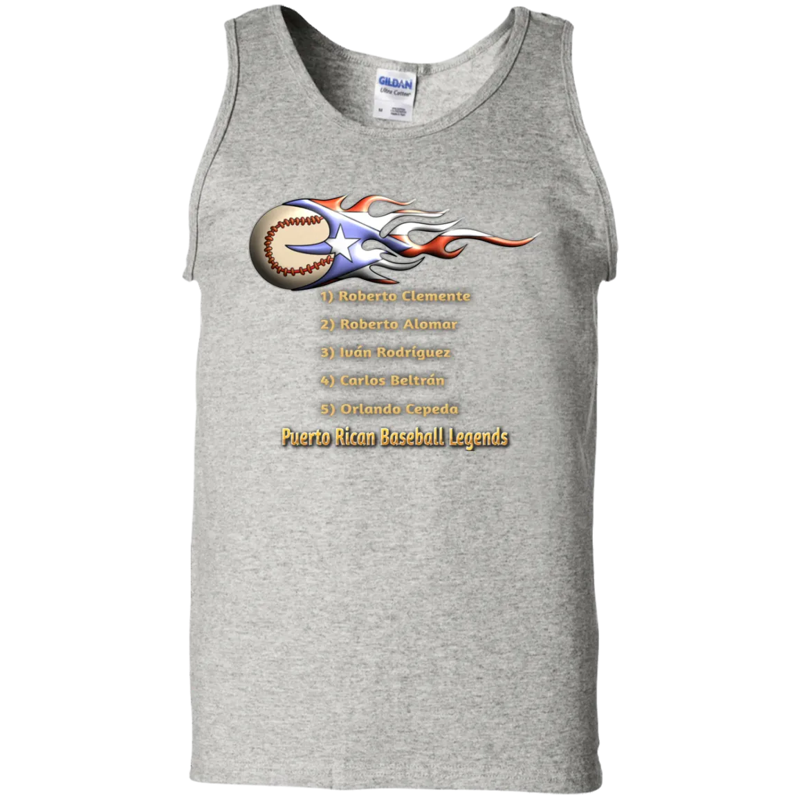 Baseball Legends 100% Cotton Tank Top