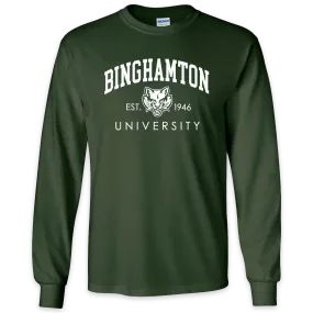 Binghamton University Green Long Sleeve Shirt