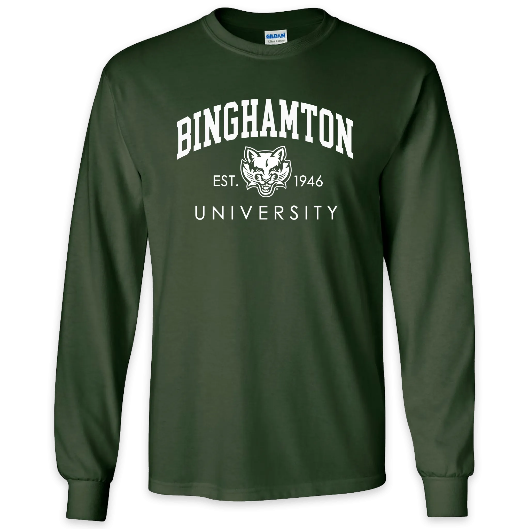 Binghamton University Green Long Sleeve Shirt