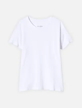 Brady Cotton Tee in White