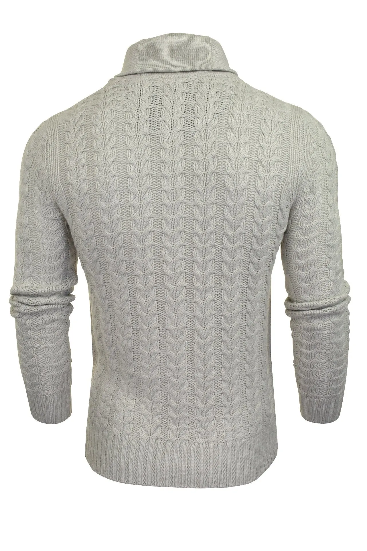 Brave Soul 'Schematic' Button Through Cardigan - All Over Knit Detail