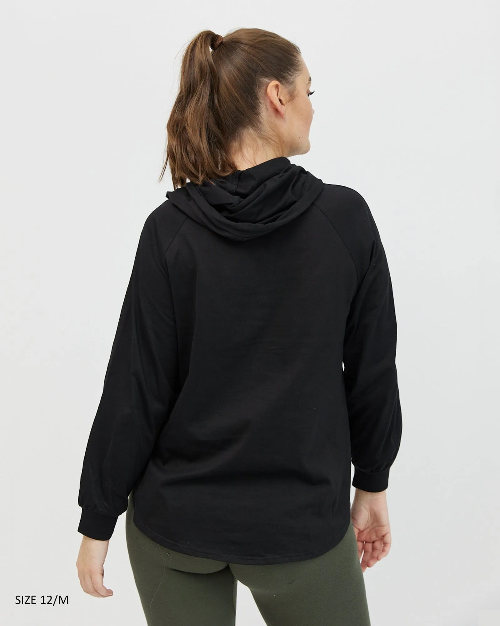 Chelle Long Sleeve Hoodie - Black