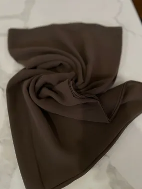 Chiffon Square - Dark Mocha