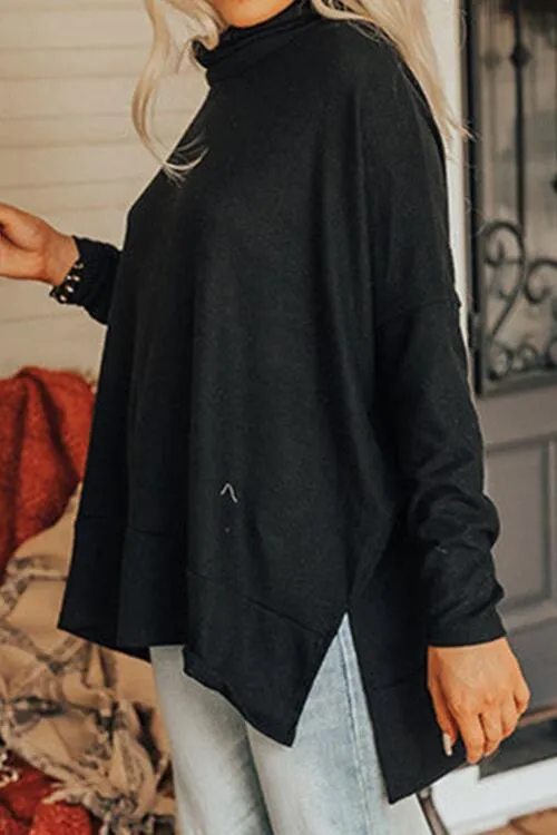 Cold Weather Goddess Cowl Neck Top