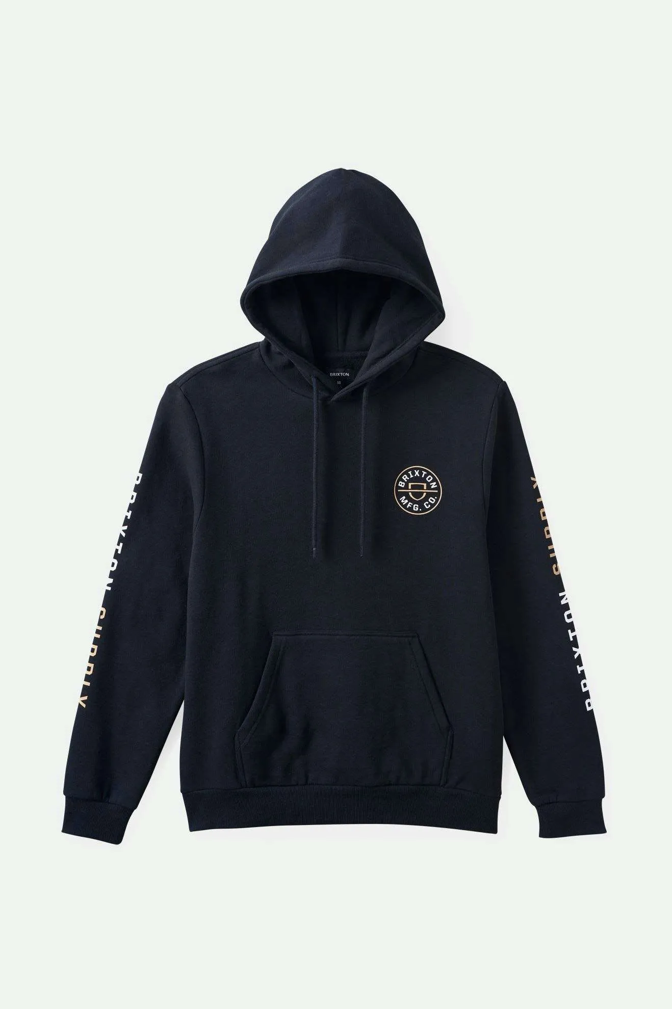 Crest Hoodie - Black/Sand/White