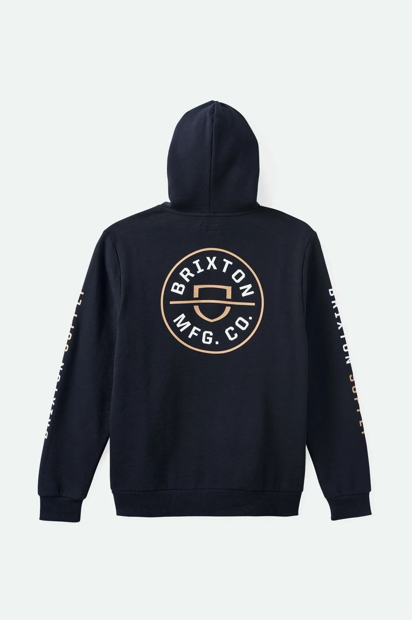 Crest Hoodie - Black/Sand/White