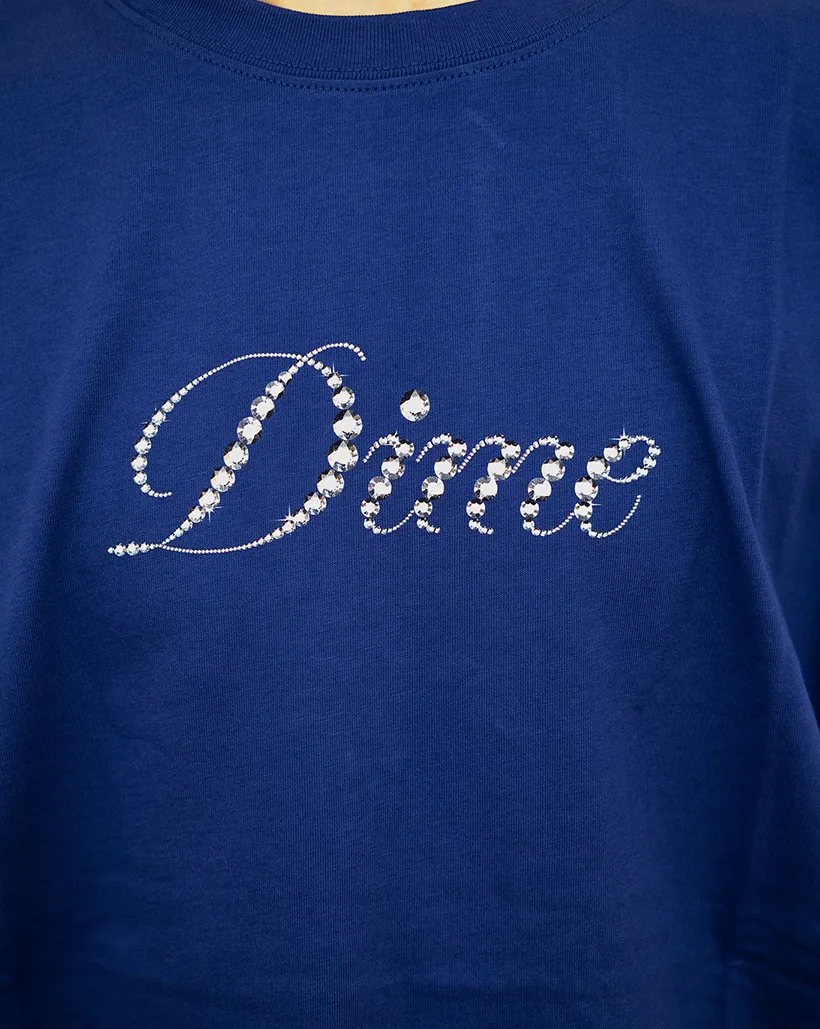 Dime Icy Cursive Shirt - Indigo