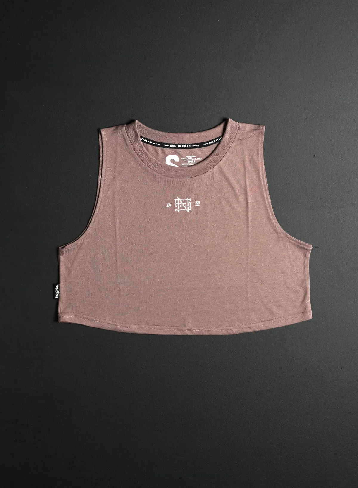 EMB CROP TANK - EARTH