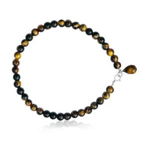 Enduring Patience - Tiger Eye Anklet