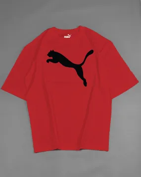 Essentials Big Cat Men's Tee Red