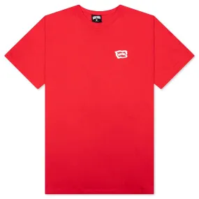 Feature x Icecream Rings Short Sleeve Tee - Tomato Red