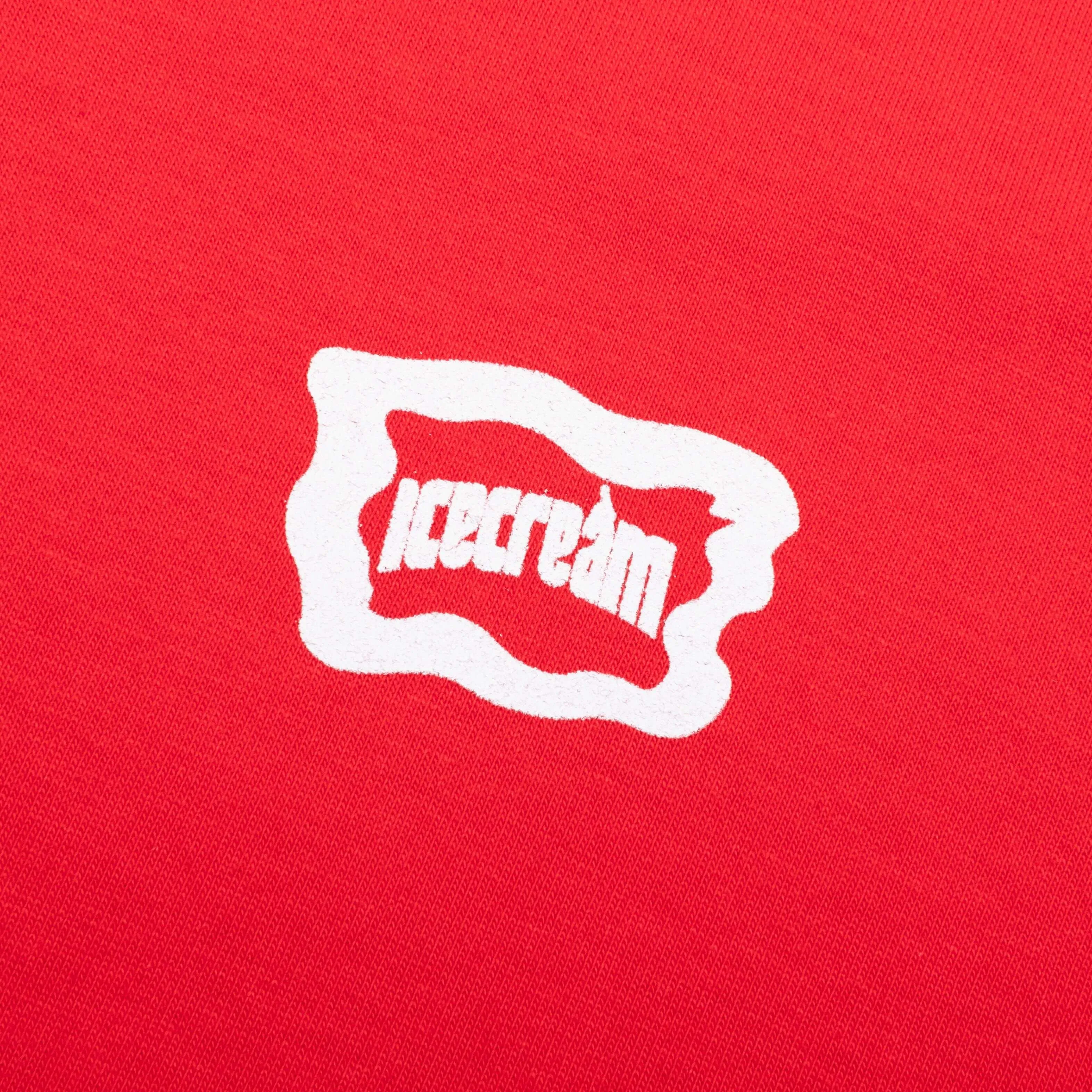 Feature x Icecream Rings Short Sleeve Tee - Tomato Red