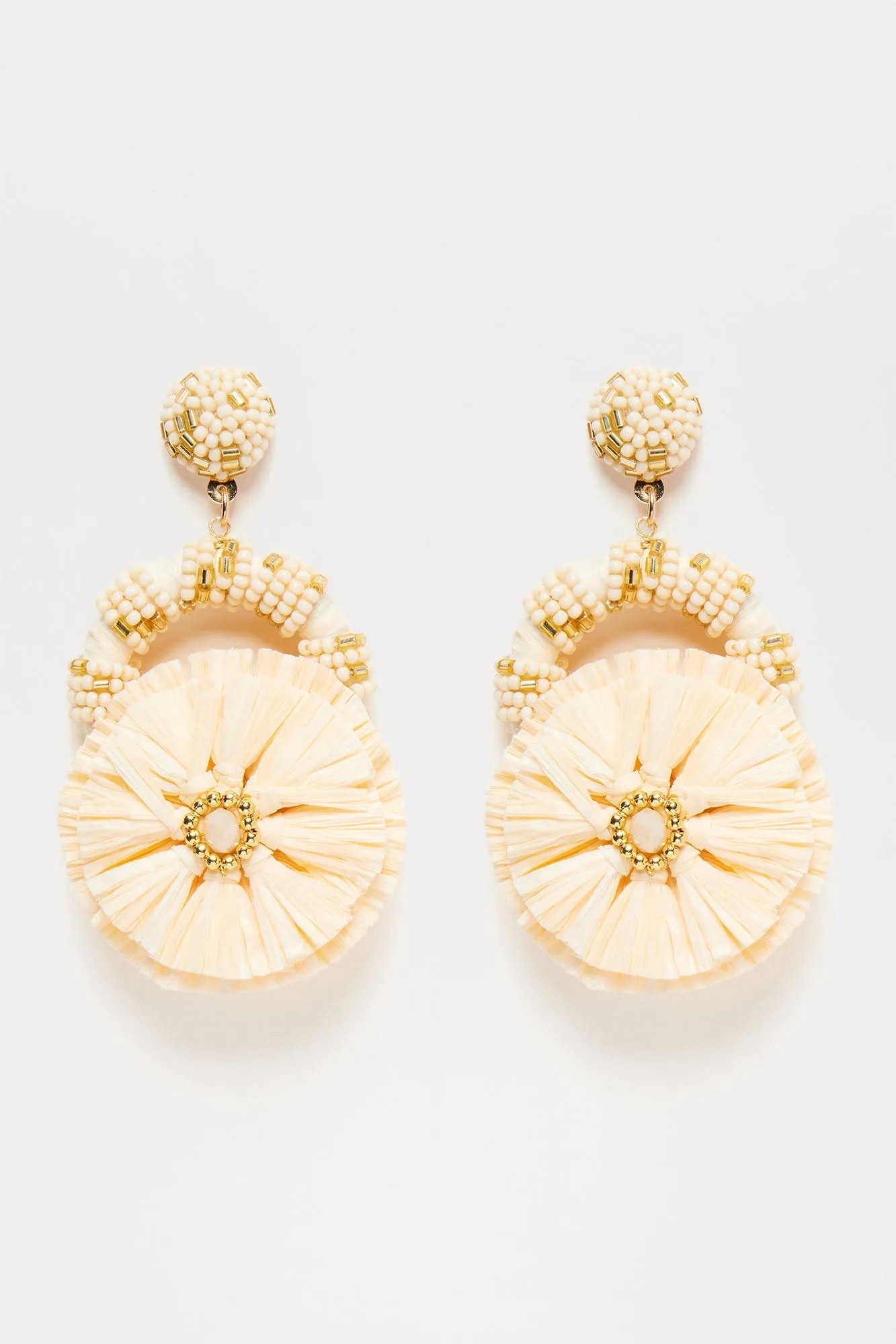 Fiesta Mami Earrings - Ivory