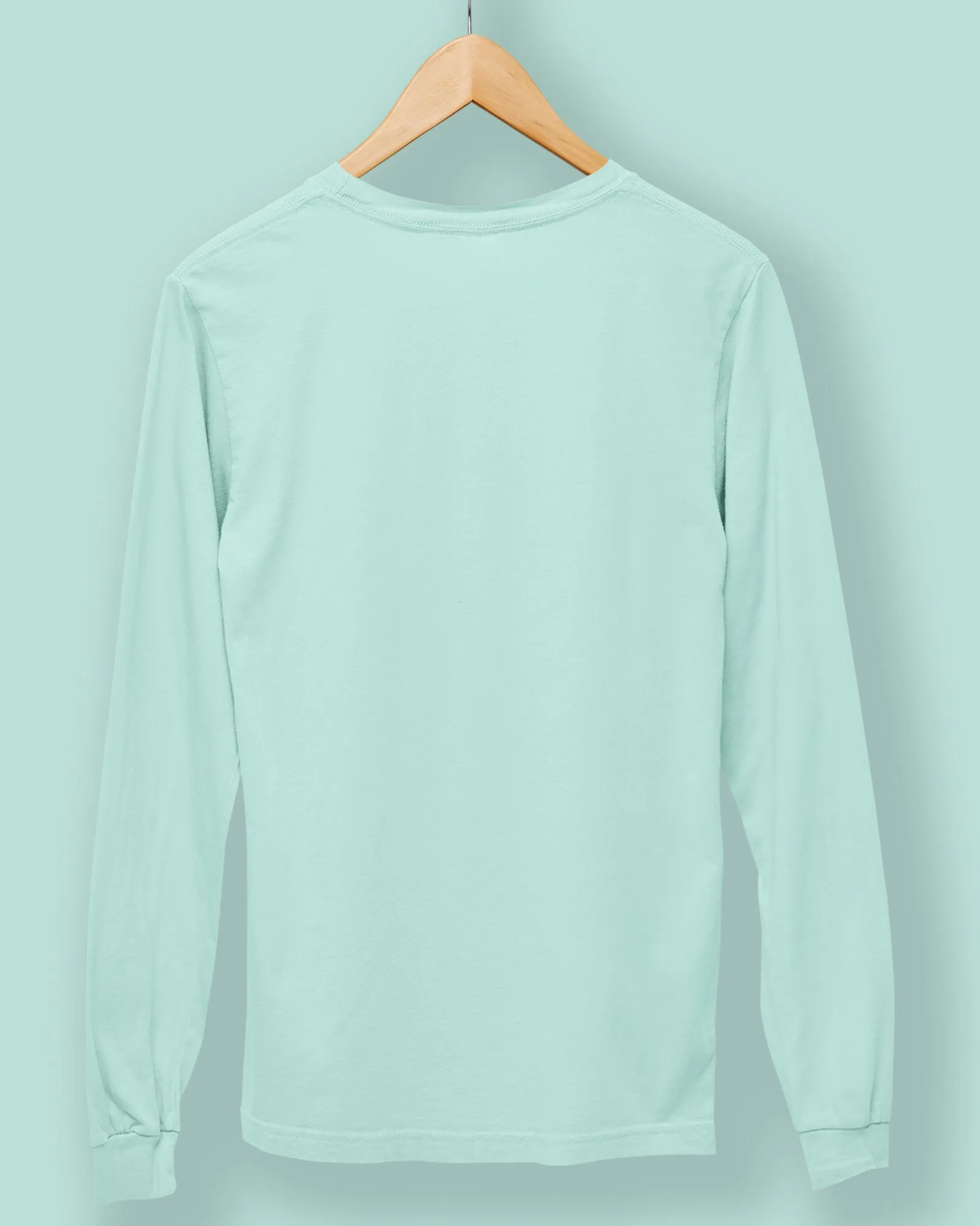 Full Sleeves Crew Neck: Pistachio