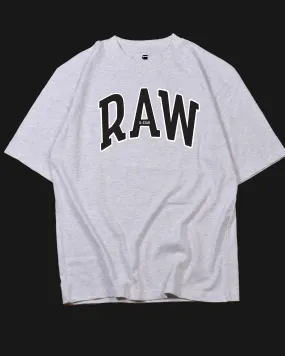 G STAR  RAW University Logo Print Crew-Neck T-Shirt Grey