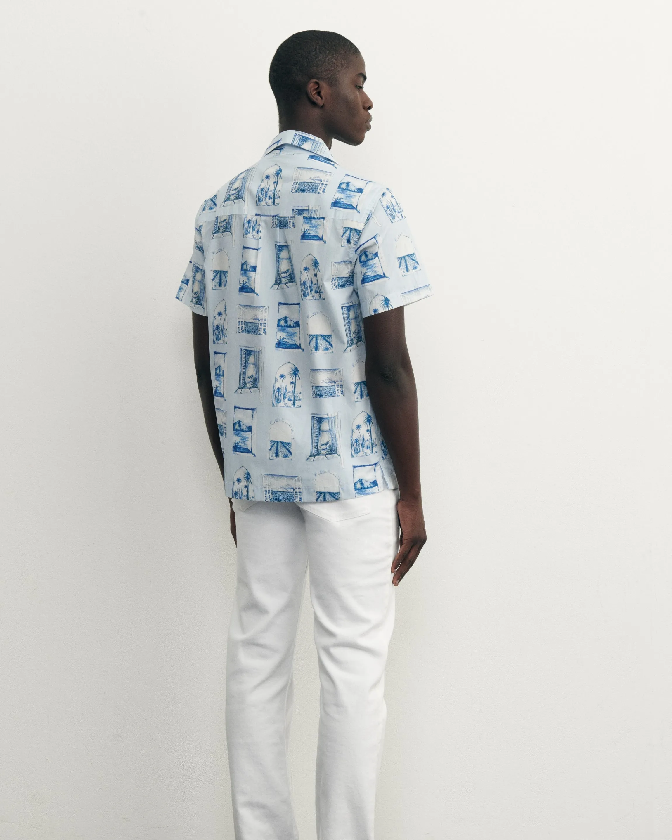 Germain Poplin Shirt "windows print"