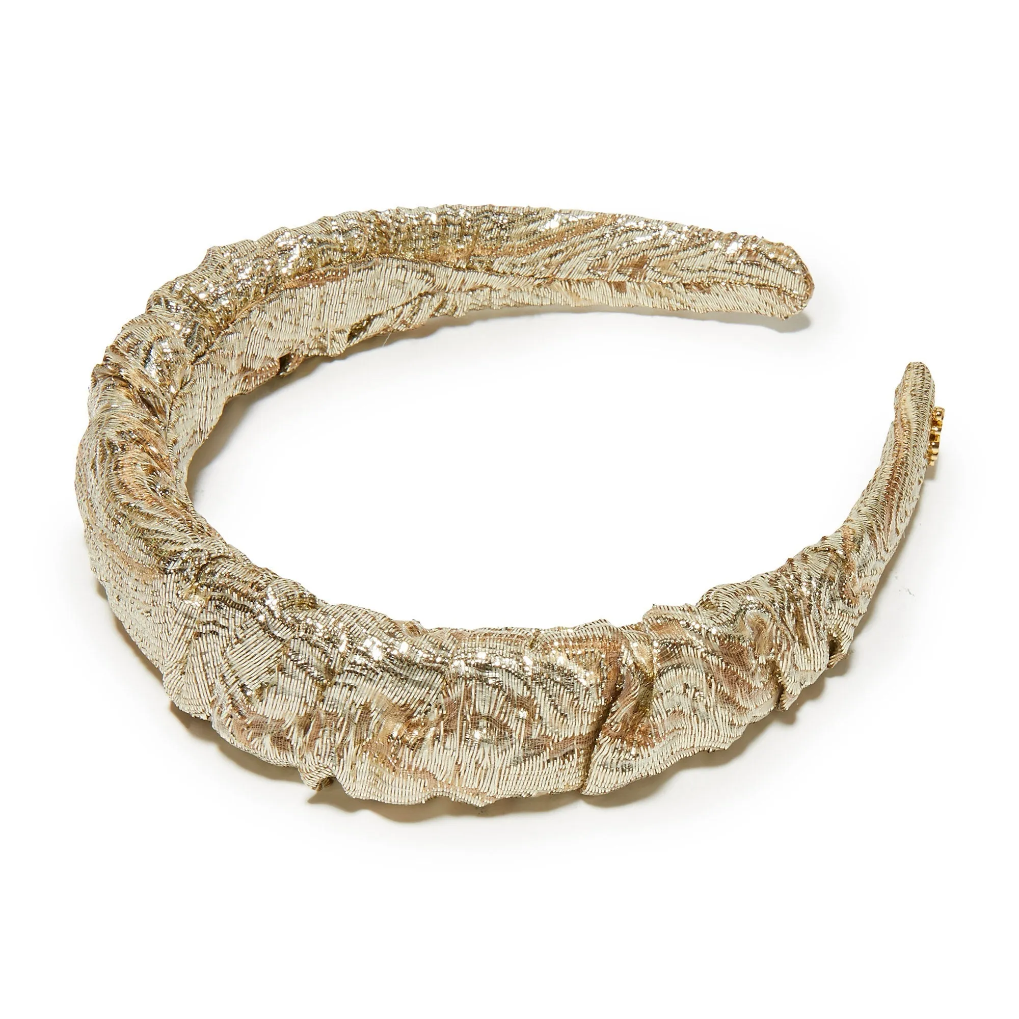 GOLD JACQUARD KELLY HEADBAND