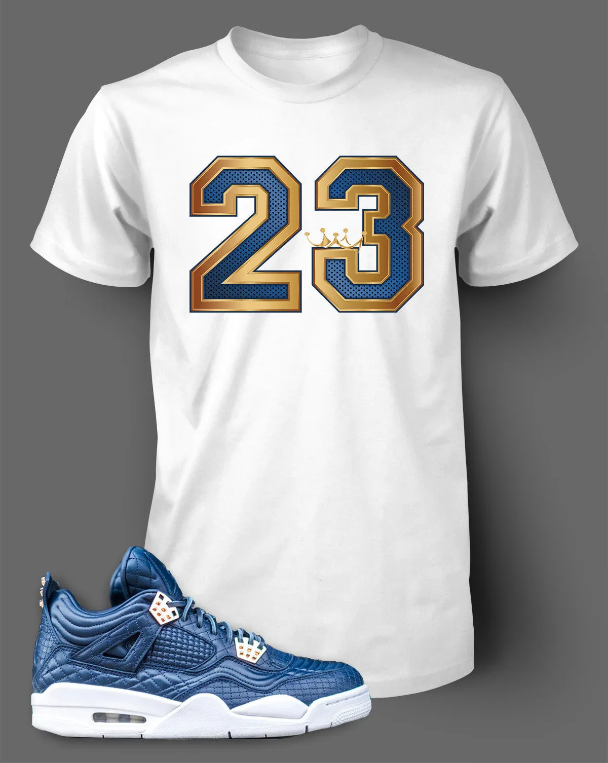 Graphic T Shirt To Match Retro Air Jordan 4 Obsidian Shoe