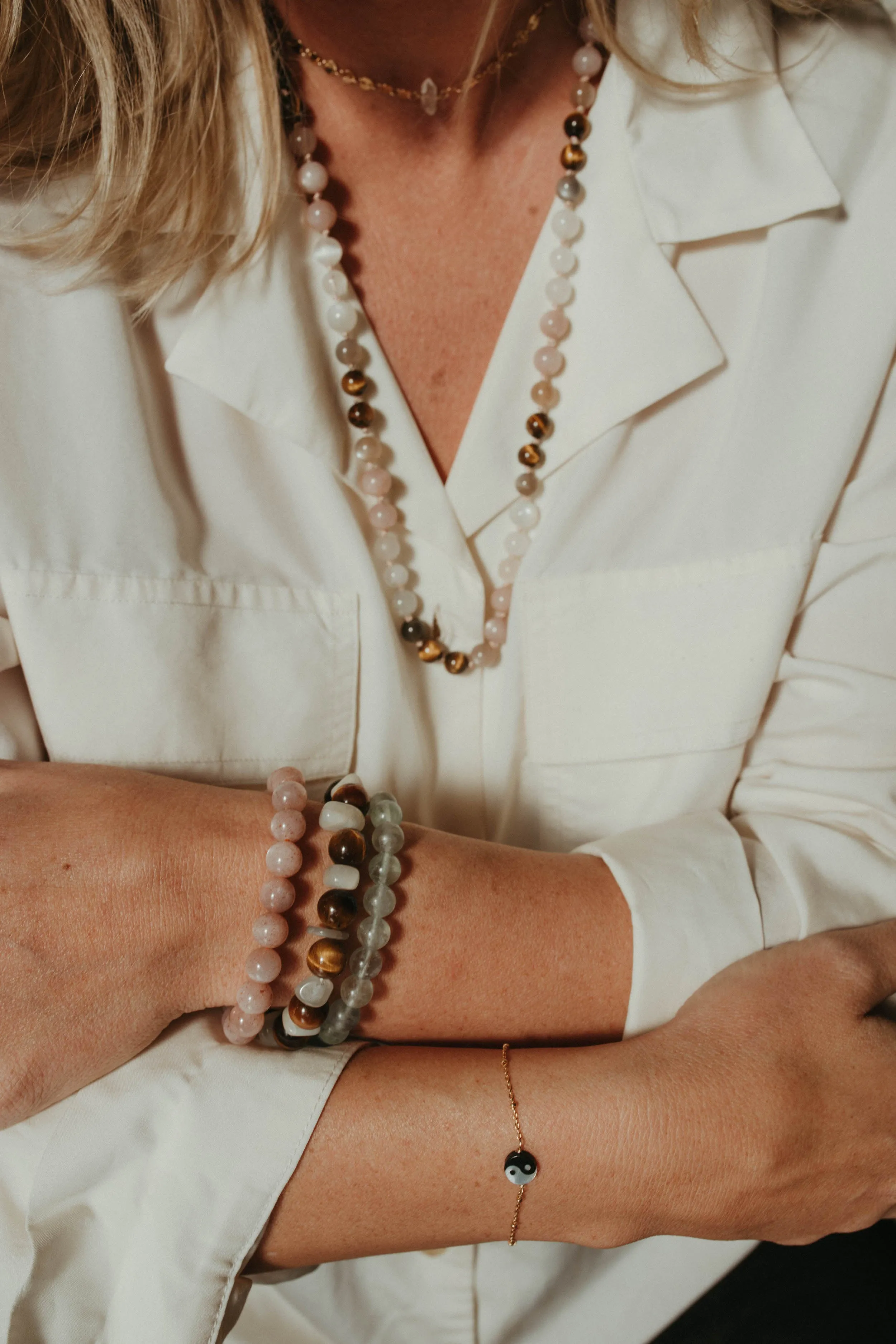 Growth Is Life Fluorite Bracelet